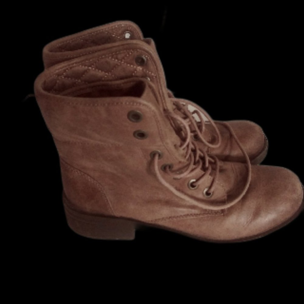 Boots, Size 8 Boots, Lace-Up Boots, Ankle Booties, Vintage Boots, Women's Boots - Picture 5 of 13